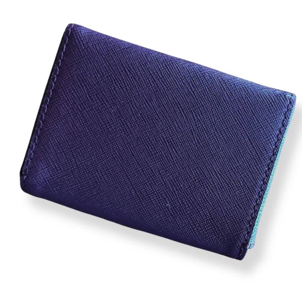 ♠️ Kate Spade Holly Laurel Way Card Wallet – Plum